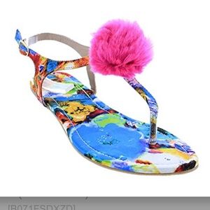 Liliana Pom Pom flats